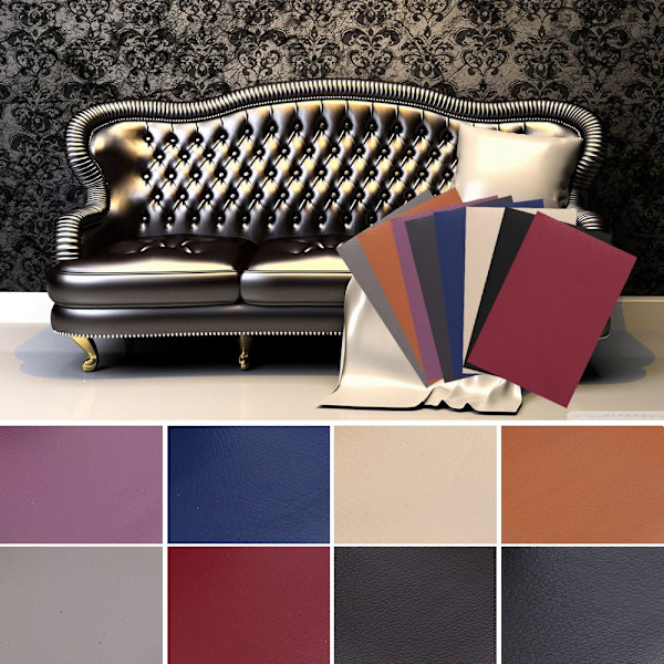 35x137cm Soffa Läder Reparationstejp Självhäftande lapp dark brown