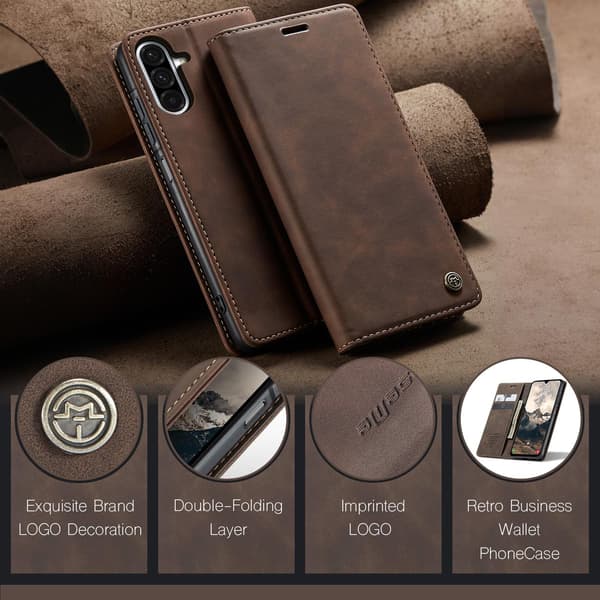 Plånboksfodral Samsung Galaxy A17 5G - Coffee Brun brown