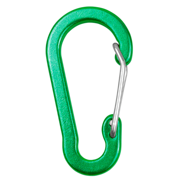 5-Pakning Mini Aluminium Karabinkroker for Nøkkelringer - Perfekt for Camping, Fotturer, Fiske og Ryggsekkturer