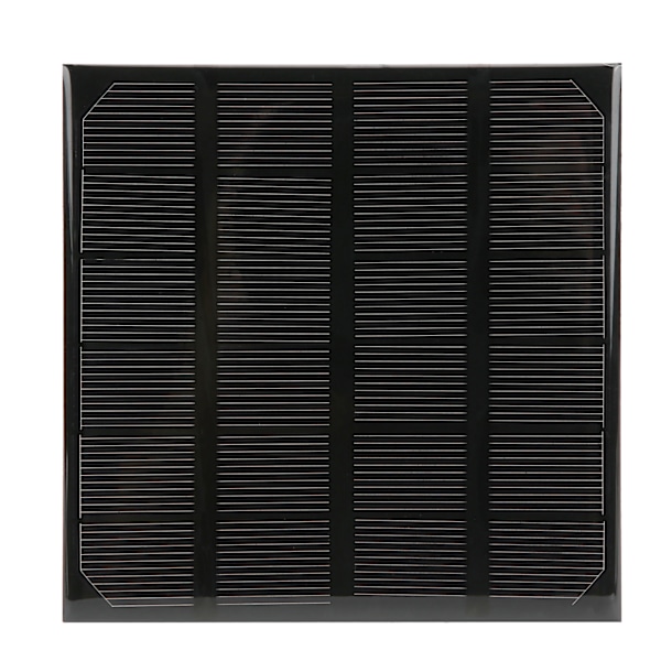 2W 6V Mini Monokrystallinsk Solcellepanel for Camping Batterilading