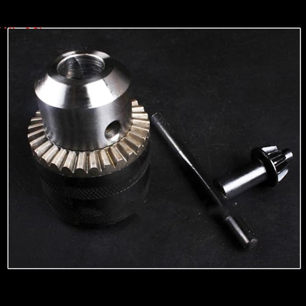 Mini nøglefri borepatron rustfrit stål 3/8-24UNF 1.0-10mm elektrisk borepatron