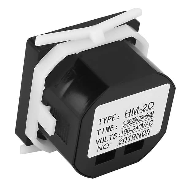 HM 2D Digital Elektrisk Tæller AC 100 240V LCD Display Tidsmåler