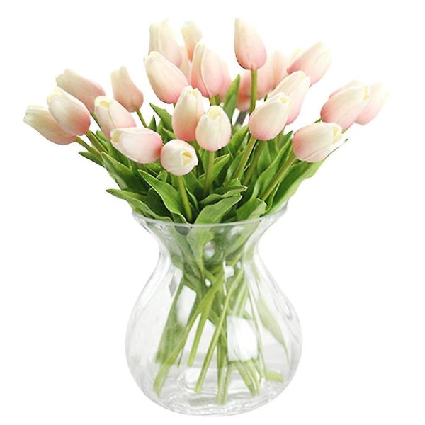 10 stk Real-touch Kunstige Tulipan Blomster Hjem Bryllupsfest Decor B