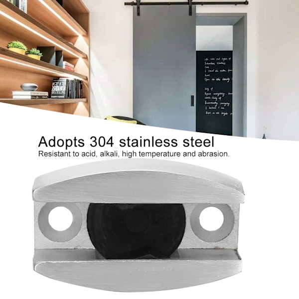 304 Rustfritt Stål Rulleføring Hardware for Skyvedører