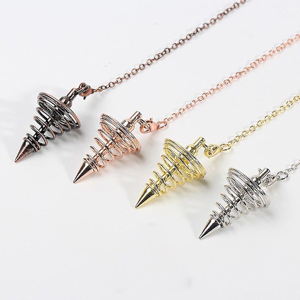 Spiral Coil Point Meditation Yoga Balancing Pendant