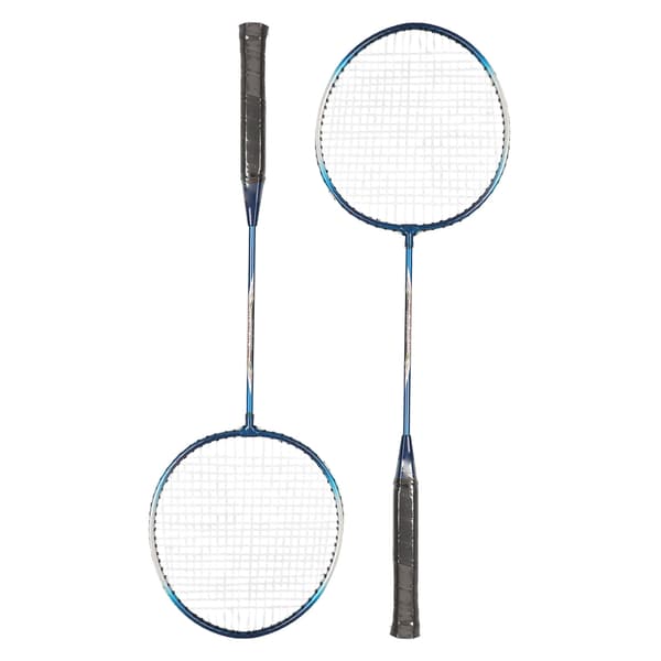REGAIL 2 stk. Badmintonracketsett i jernlegering for barn og voksne, blå