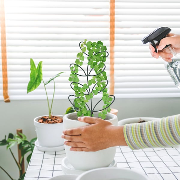 Klatrestativ i smijern for planter - Hvit spiss espalier