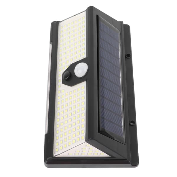Solar Sensor Vegglampe 3 Moduser Bevegelsesdeteksjon Vanntett Utendørs Solcellelampe