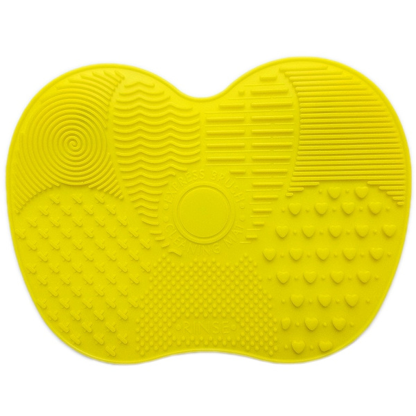 Sminkborstar Rengöringskuddar Skrubbbordsverktyg Yellow