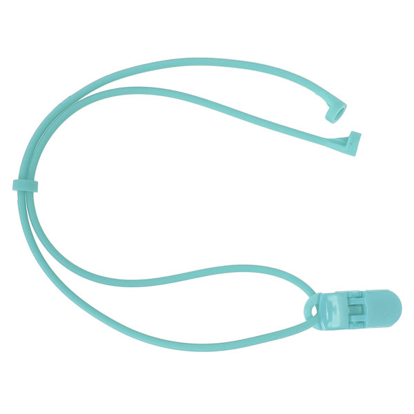 HT Silikone Elastisk Anti-Tab Lanyard Klip Reb til Børn med BTE Høreapparater Green