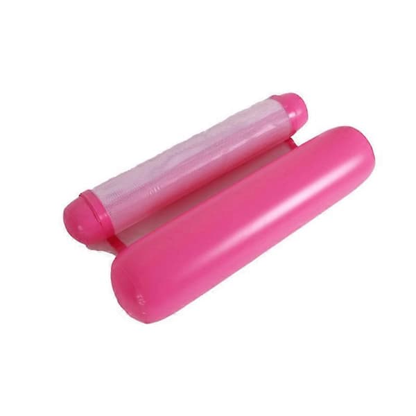 Oppustelig sofa flydende seng foldbar sommer ryglæn flydende dræning liggestol poolfest flydende stol pink