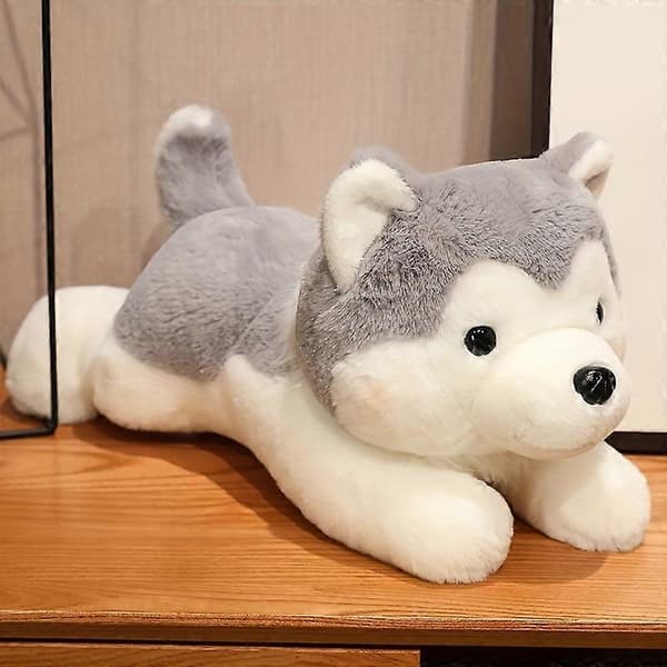 Plyschleksak Husky docka tygdocka sängdjursdocka kudde flicka sovande docka[dt] brown