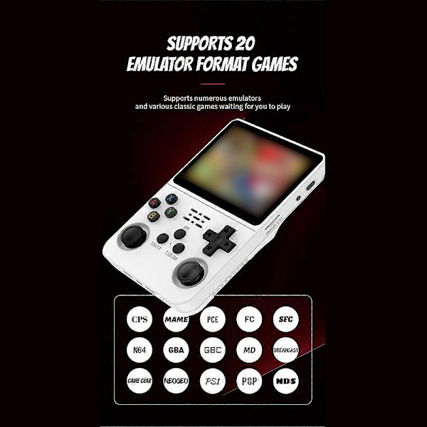 【DENGTU】R36S Retro Handheld Video Game Console Linux System 3.5-inch IPS Screen Portable Pocket Video Player