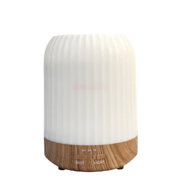 Æterisk Olie Diffuser Elektrisk Aromaterapi Olie Diffuser 250ml Keramisk Aroma Duft Diffuser & Luftfugter til Hjem Kontor Søvn