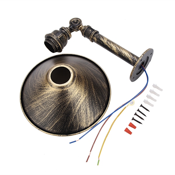E27 Retro Vegglampe - Antikk Rør-Sconce for Kafeer, Barer og Ganger