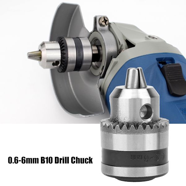 0.6-6mm B10 Drill Chuck Adapter Nøkkel Type Freseverktøysett