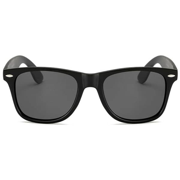 【DENGTU】Retro Wayfarer Solbriller Mat Sort