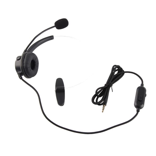 Trucker Headset med brusreducerande mikrofon och volymkontroll