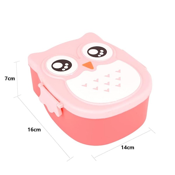 Bärbar matlåda Matsäker förvaringsbehållare för mikrovågsugn Pink