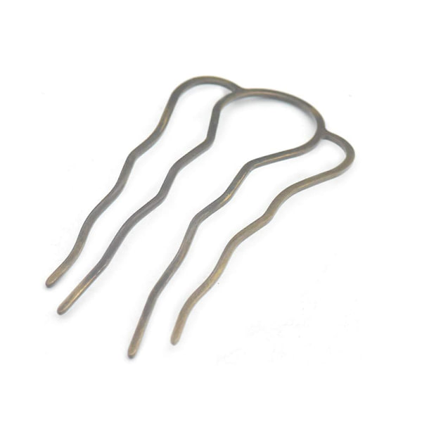 5 st Hårgaffel Clip Stick Hårnål Hårbulle Plug Holdare B
