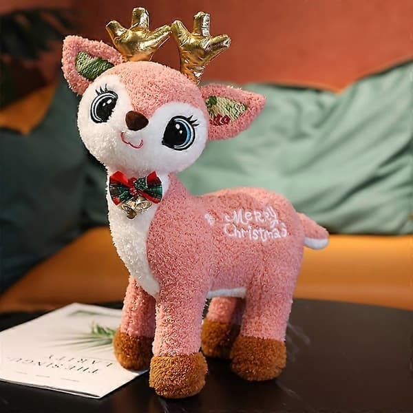 Julälgdocka plyschleksak Liten ren docka Julaftons trasdocka Julklapp brown