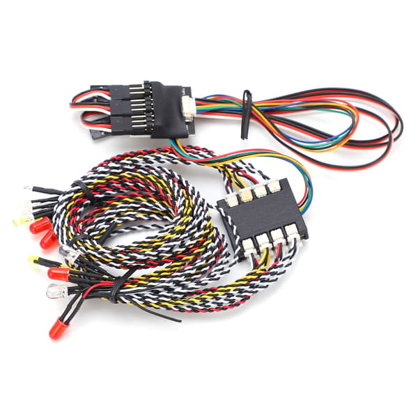 16 LED Forreste Bageste Kobling Blinklys System til RC Model Crawler Bil