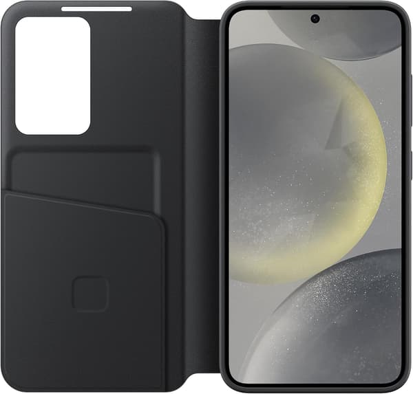 Samsung Galaxy S24 Smart View Wallet Cover, Sort Black