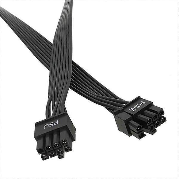 8-bens til 6+2-bens GPU-strømkabel til ARESGAME PSU