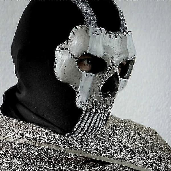 Ghost Mask V2 - Operatör Mw2 Airsoft Cod Cosplay Airsoft Taktisk Skalle Helmask SZ