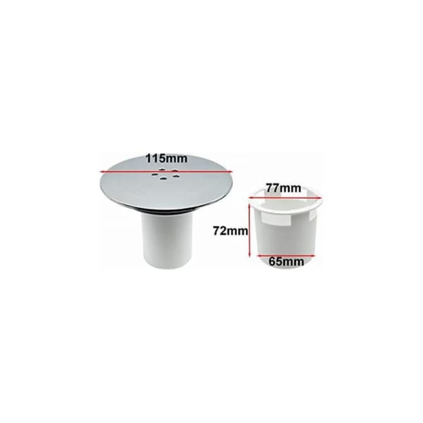 Duschavlopp, 90mm/115mm Duschavlopp, Ersättning för duschsifonlock