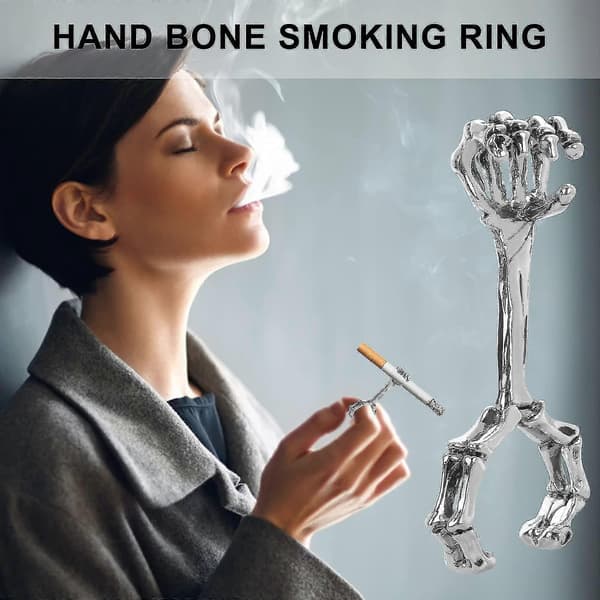 Rygerholderring 3 stk. cigaretholderring klofingerholderring dame rygerholderring minirygerholder
