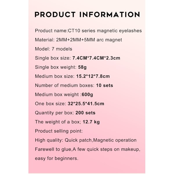 【DENGTU】Magnetiske øjenvipper sæt