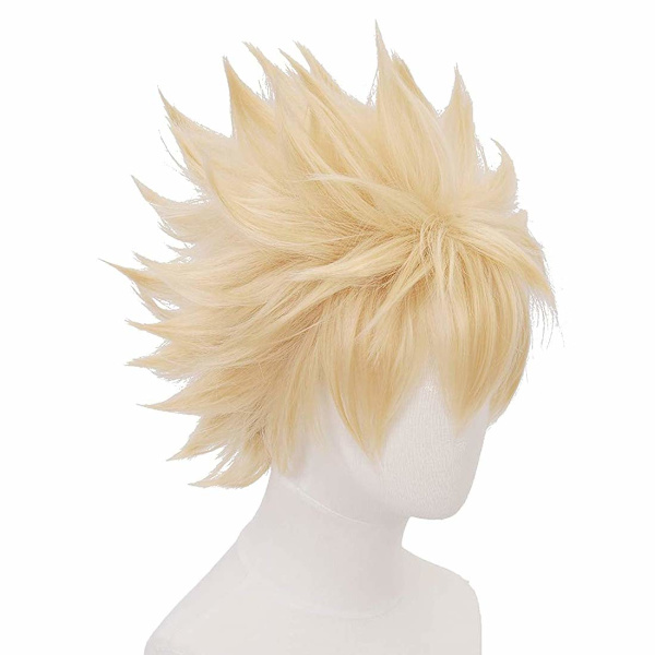Peruk Värmebeständig Syntet för Cosplay Bakugou Katsuki