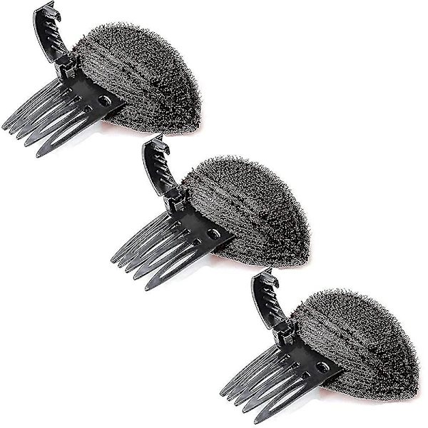 Puff hår huvudkudde, osynlig fluffig pad svampklämma