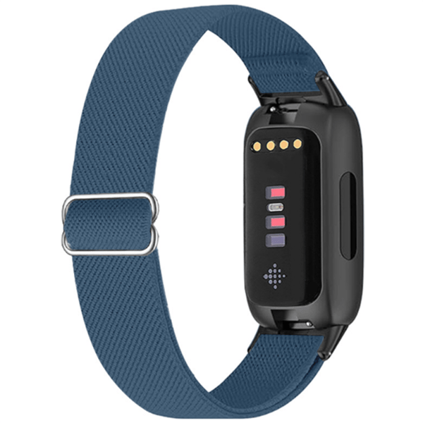 【DT】Fitbit Inspire 3 Rem i Elastisk Nylon Marinblå NavyBlue 7