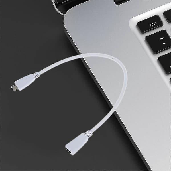 5A 20V USB Type-C skjøtekabel (hunn til hann) 1m