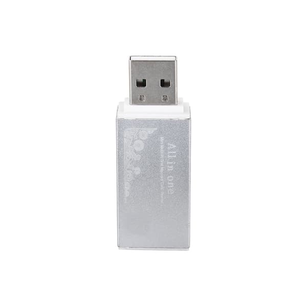 Multifunktionshukommelseskortlæser kompatibel med Memory Stick Pro Duo Micro SD TF M2 MMC SDHC