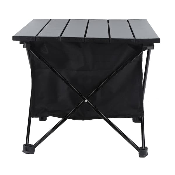 Foldbart campingbord i aluminium med stor opbevaringspose