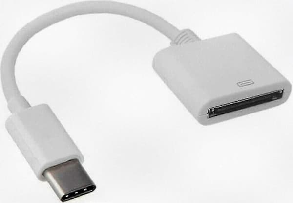 Apple 30Pin til USB-C adapterkabel til iPhone iPad iPod Synkronisering og opladning