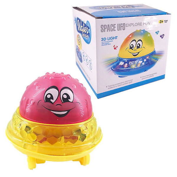 Baby Ljus automatisk induktionssprinklerfontän Red