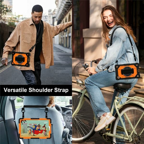Mobilcover til Galaxy Tab A11 Kickstand Orange Orange 351