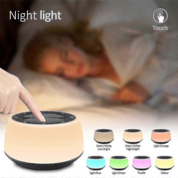 Justerbar White Noise-maskin - Intelligent timer för personlig sömterapi