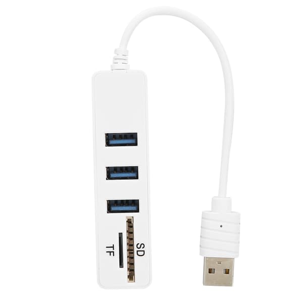USB 3.0-hub høyhastighets minnekortleser SD Micro SD-adapter for datamaskin