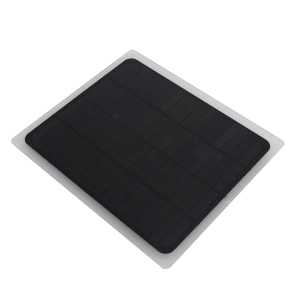 12V 10W Solcellepanel med klemmer Vanntett lader for RV-batteri