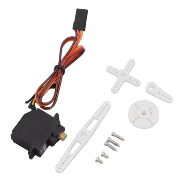 Metal Gear Digital Servo med Lager Micro Mini Servo Plastarm Set RC Flygplan Segelflygplan Liten Robot