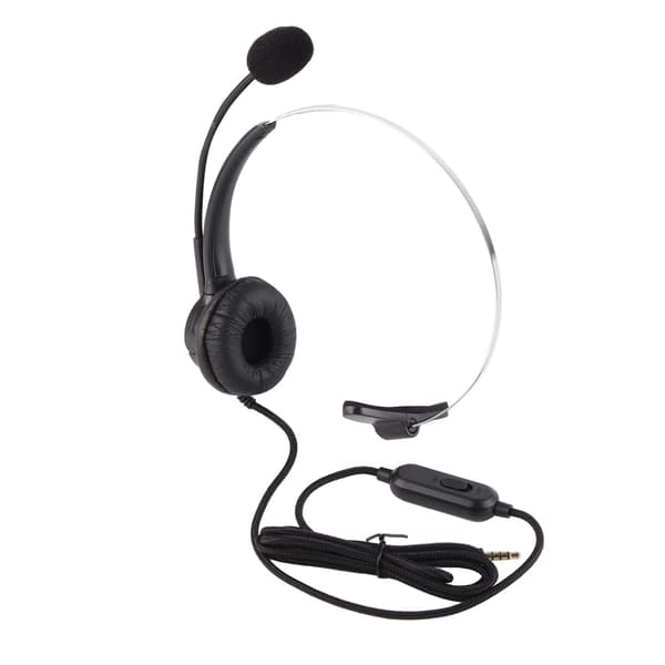 Trucker-headset med støyreduserende mikrofon og volumkontroll