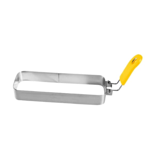 Egg Rektangulær for Stekepanne Muffins Omelett med Håndtak til Frokost Yellow handle