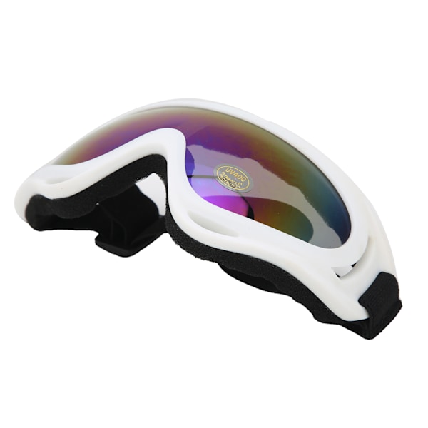 HT Børneski Briller med Anti-Fog, Dobbelt Lag Vindtæt og UV-Resistente Funktioner til Sneaktiviteter White