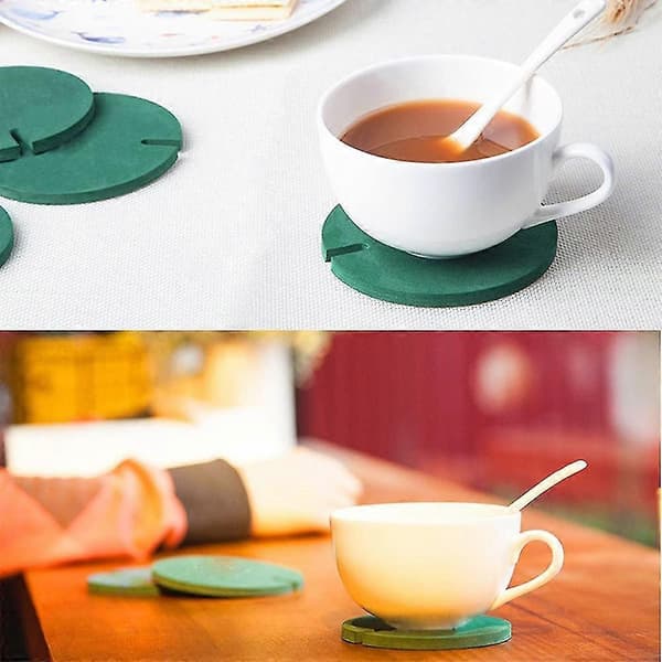 Coaster sæt DIY Kaktus Coaster sæt med urtepotteholder til drinks B