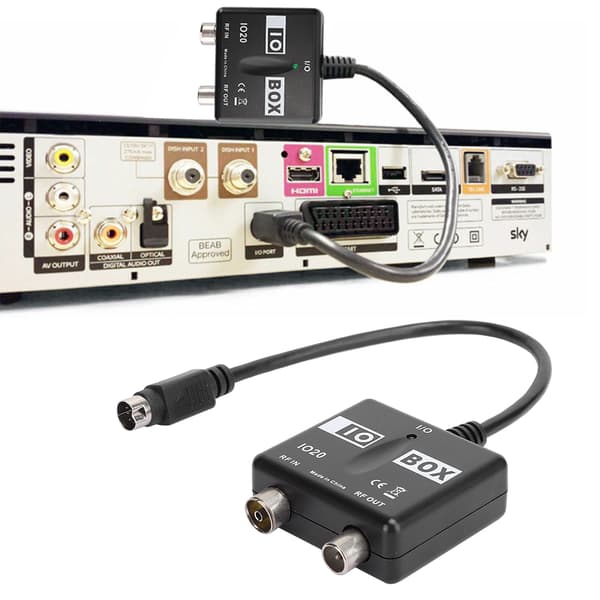 ABS TVLINK IOB66 Videomodulator Dekoder Signalindikator Kabel TV Ledningssett